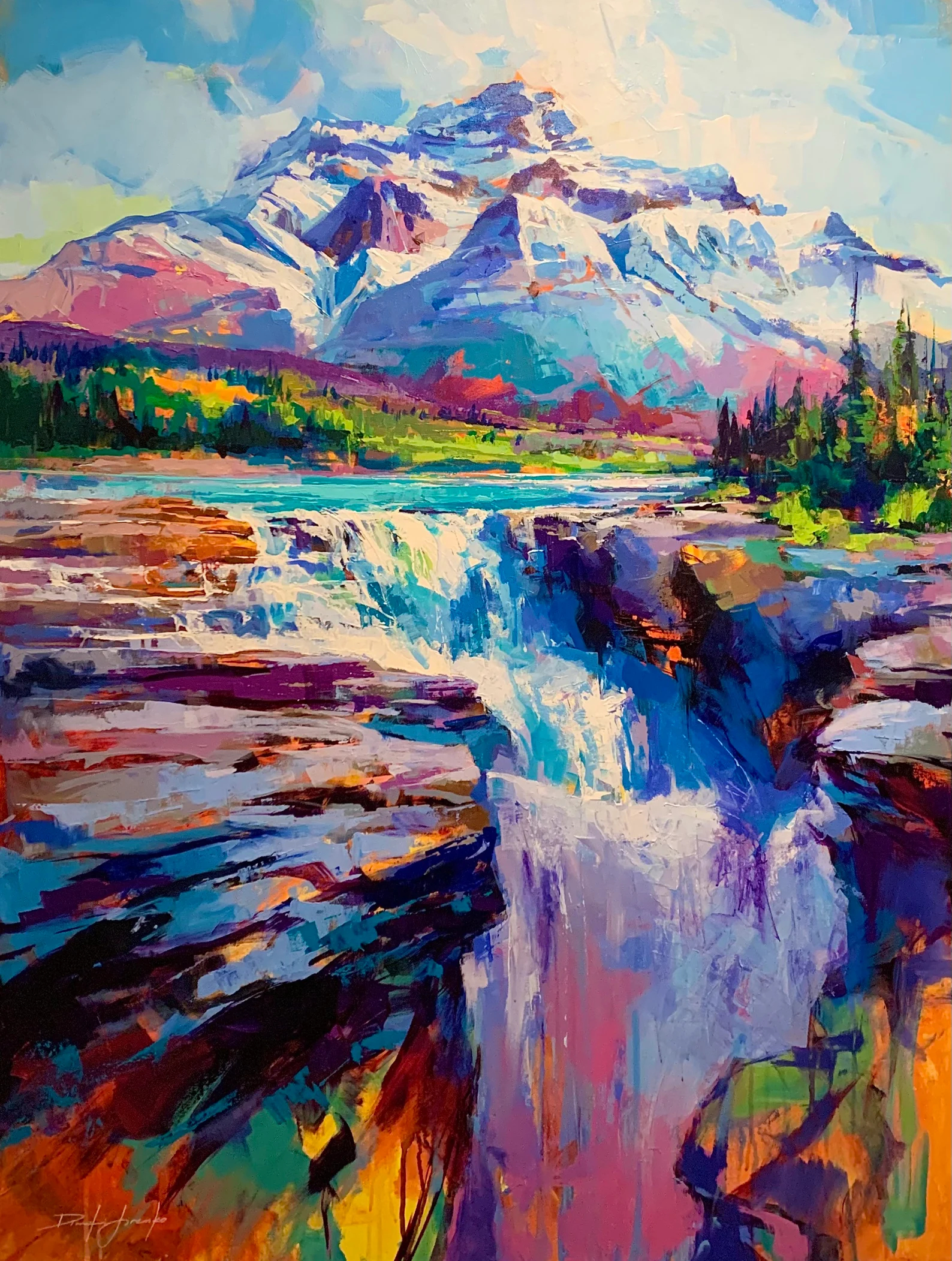 Athabasca ORIGINAL PAINTING - Image 2