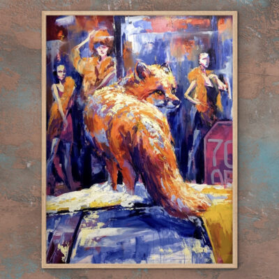 A Sale to Die For ORIGINAL PAINTING