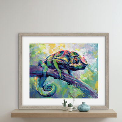 Chameleon ART PRINT