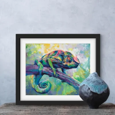 Chameleon ART PRINT