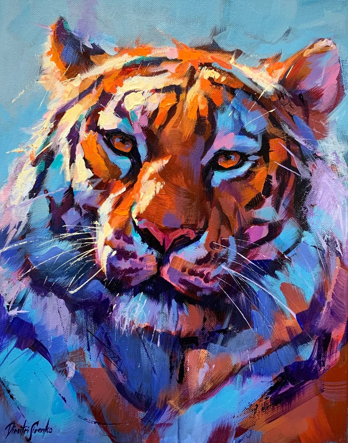 "Daywatch" - Tiger - Wildlife Artwork