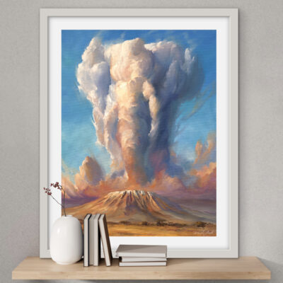 Elephant Cloud ART PRINT