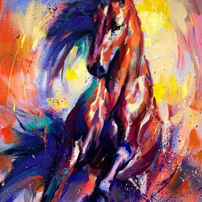 "Fire Starter" - Horse - Wildlife Artwork