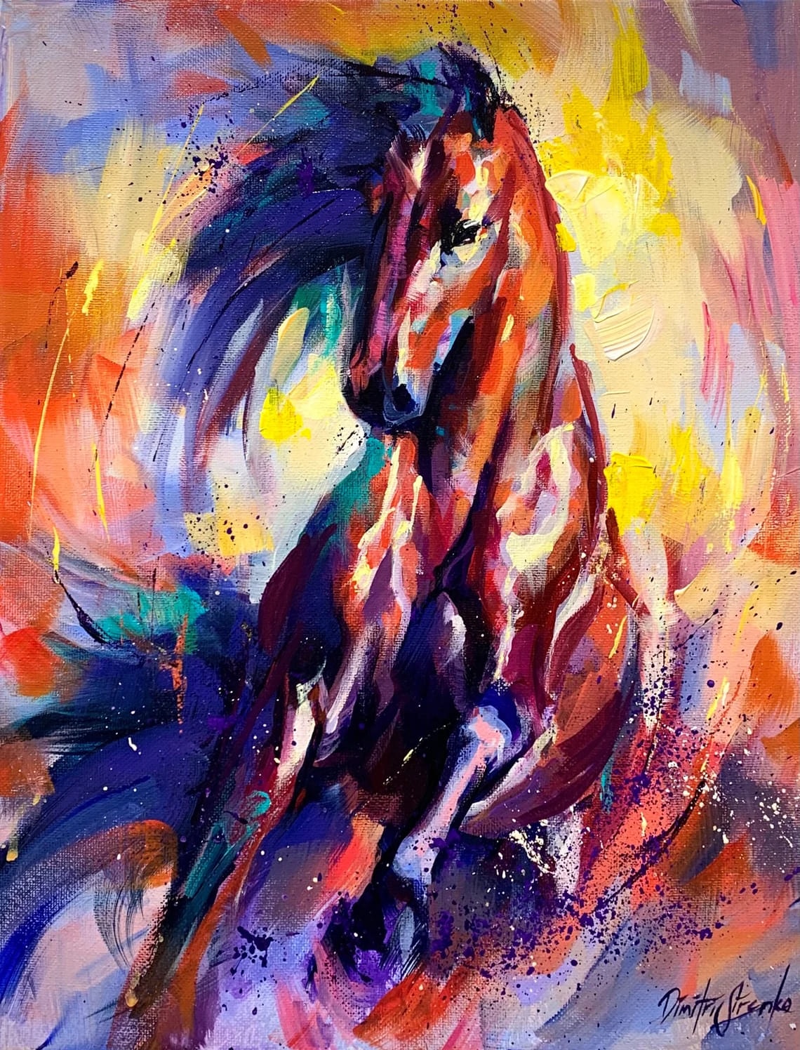 "Fire Starter" - Horse - Wildlife Artwork