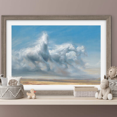Horse Clouds ART PRINT