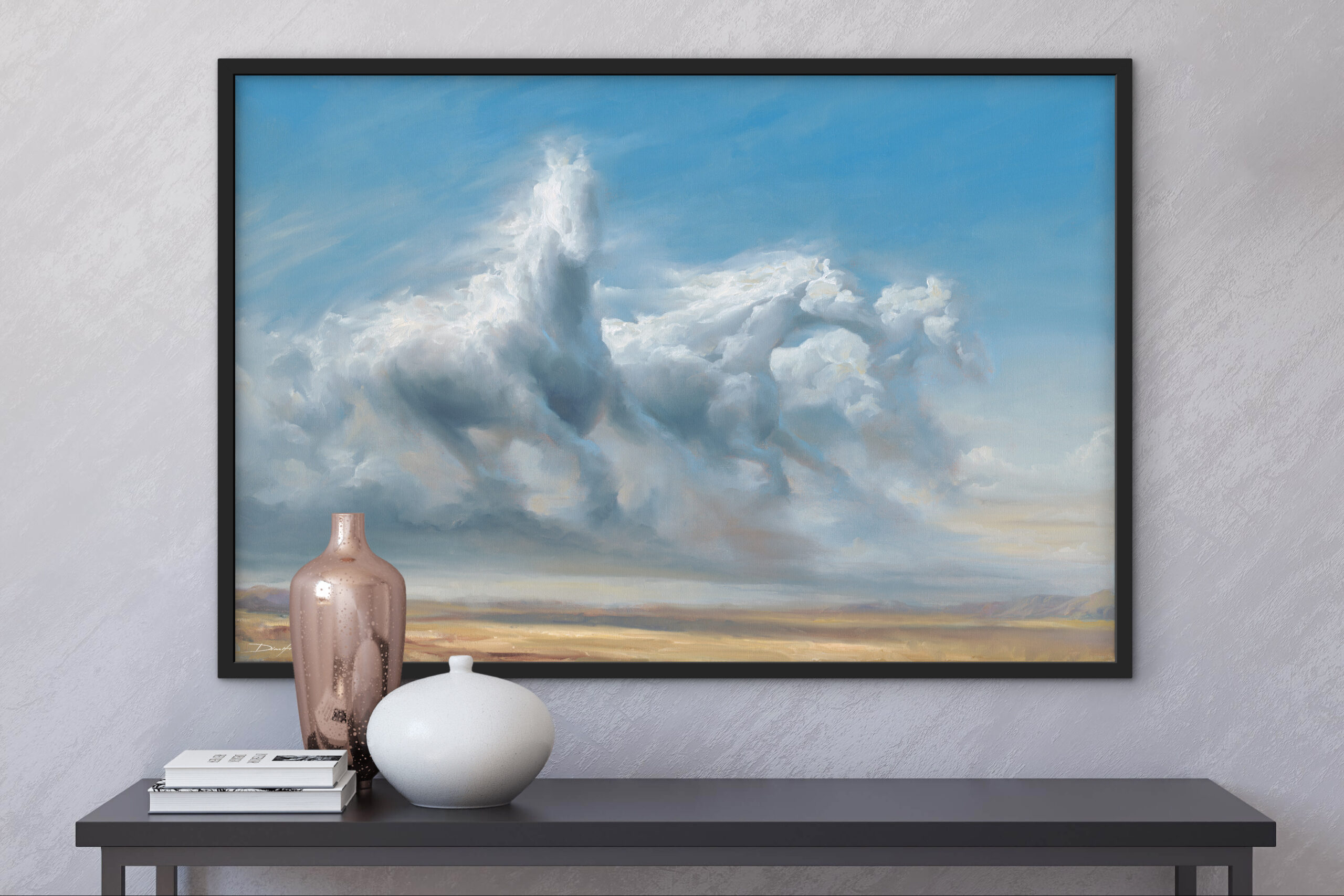 Horse Clouds ART PRINT - Image 3