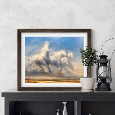 Horse Clouds ART PRINT