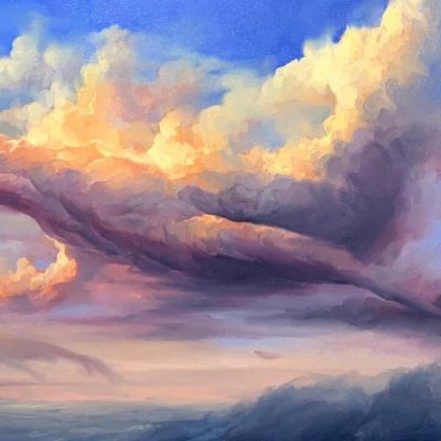 "Humpback Whale" - Humpback Whale - Wildlife Cloud Series Artwork