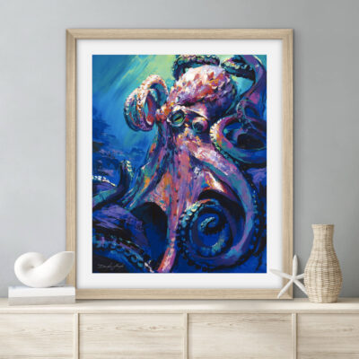 King Octopus ART PRINT