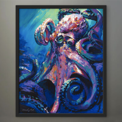 King Octopus ORIGINAL PAINTING