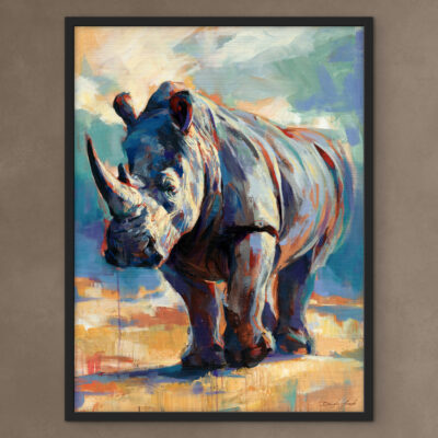 Rhino 3 ORIGINAL PAINTING