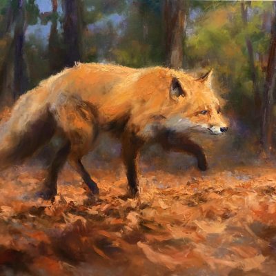 "Silence" - Fox - Wildlife Artwork