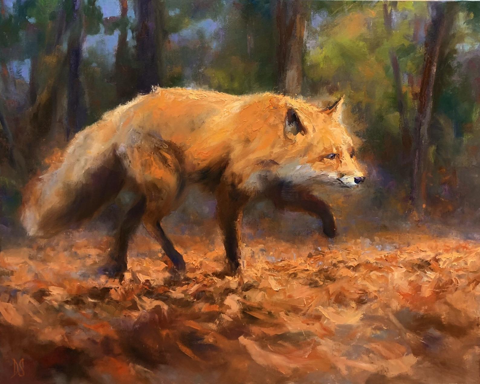 "Silence" - Fox - Wildlife Artwork