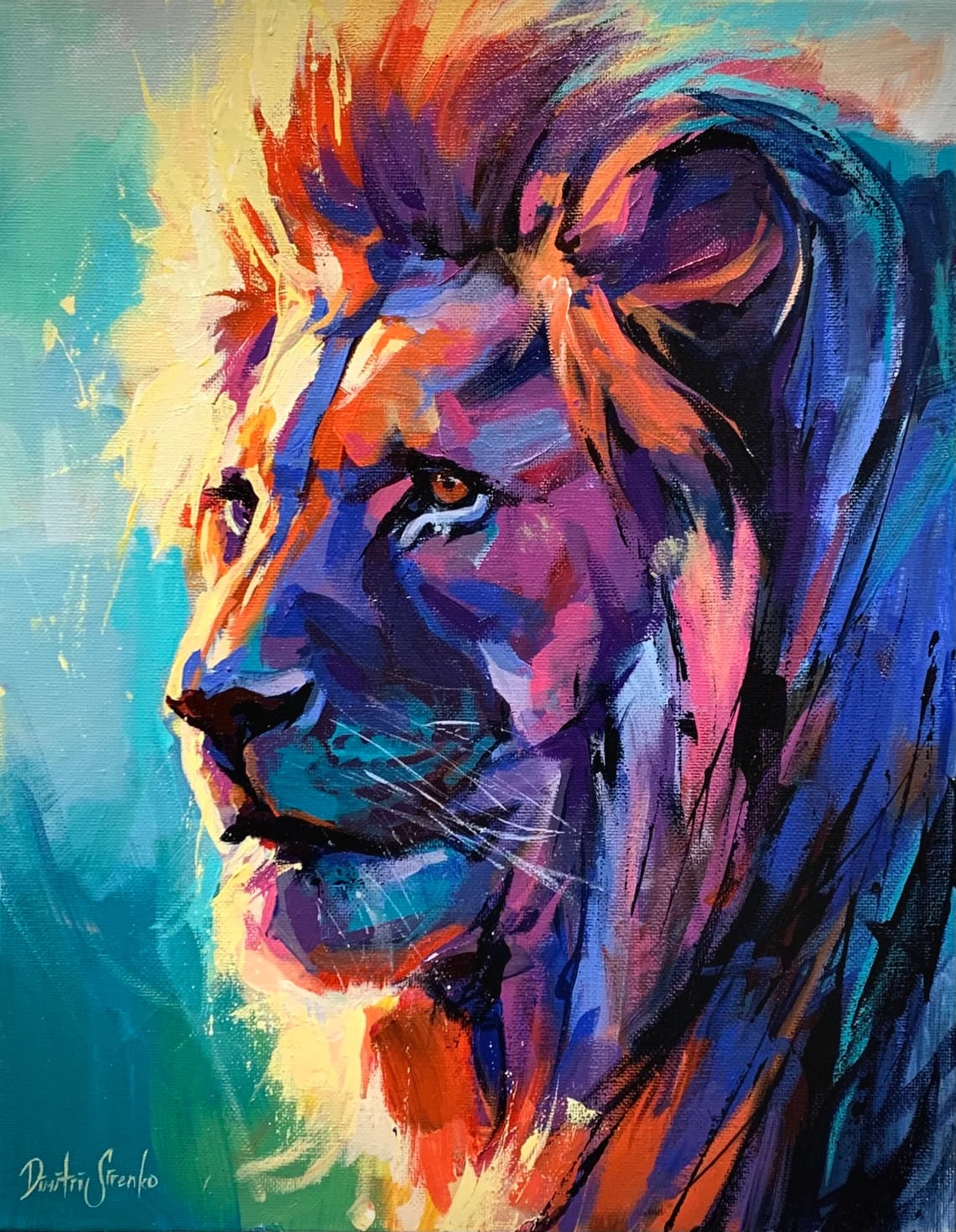 "The King" - Lion - Wildlife Artwork