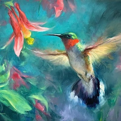 "Velvet" - Hummingbird - Wildlife Artwork