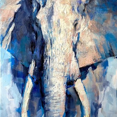 "Wisdom Bearer" - Elephant - Wildlife Artwork
