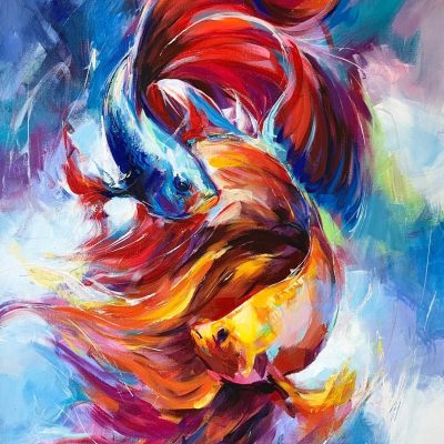 "A Dance to Survive" - Fish - Wildlife Artwork