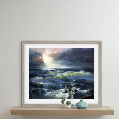 Breaking Through ART PRINT