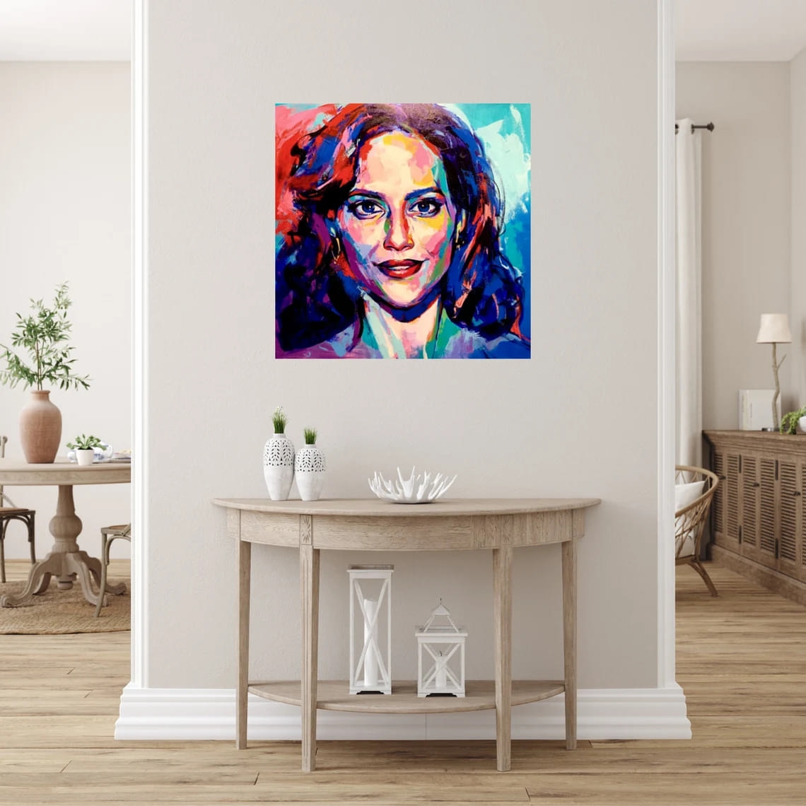 "Brittany Murphy" - Portraits Artwork Sample on Wall