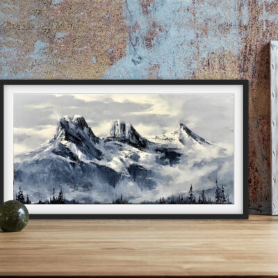 Canmore Sisters ART PRINT