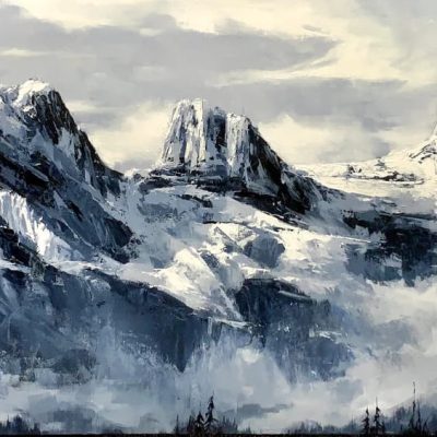 "Canmore Sisters" - Landscapes Artwork