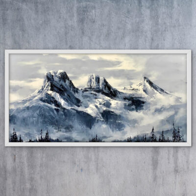 Canmore Sisters ORIGINAL PAINTING