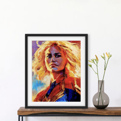 Captain Marvel ART PRINT
