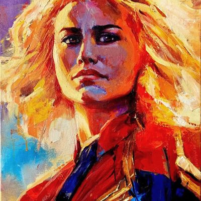 "Captain Marvel" - Portraits Artwork