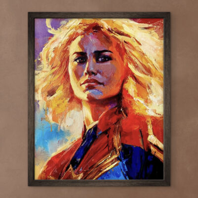 Captain Marvel ORIGINAL PAINTING