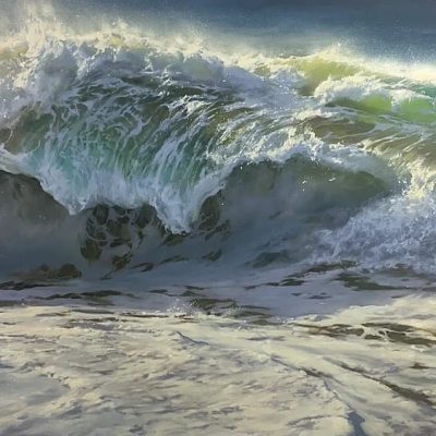 "Churning Tide" - Seascape Artwork