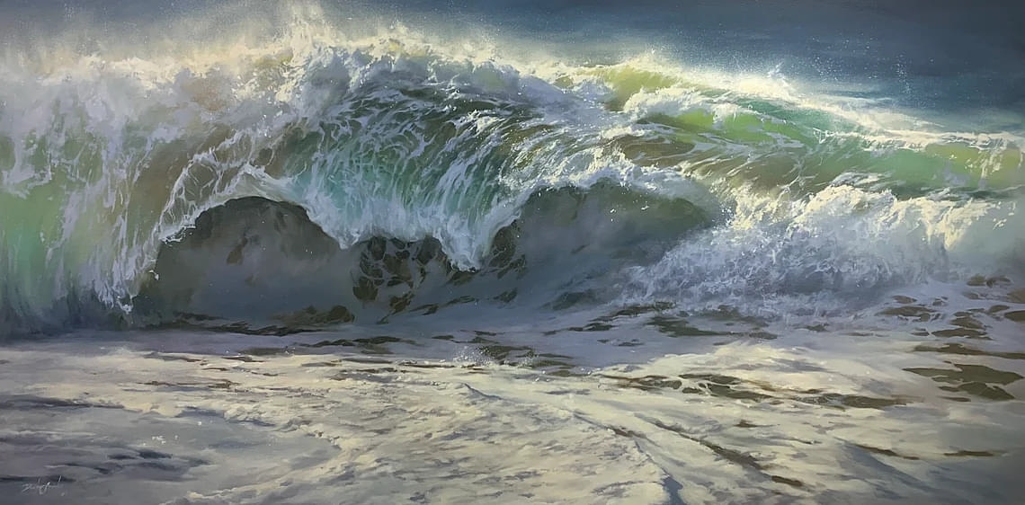 "Churning Tide" - Seascape Artwork