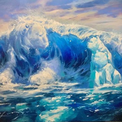 "Cold Connection" - Seascape Artwork
