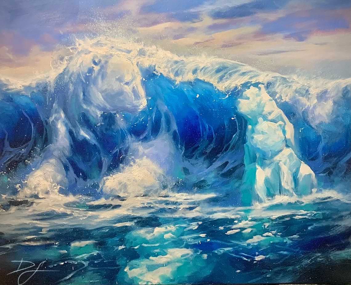 "Cold Connection" - Seascape Artwork