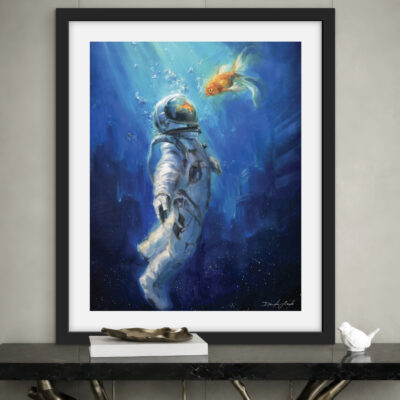 Conversation of the Mutes ART PRINT
