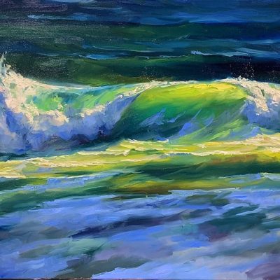 "Curtains Of The Sea" - Seascapes - Original Painting