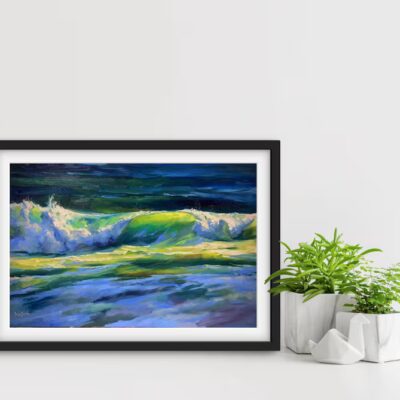 Curtains of the Sea ART PRINT