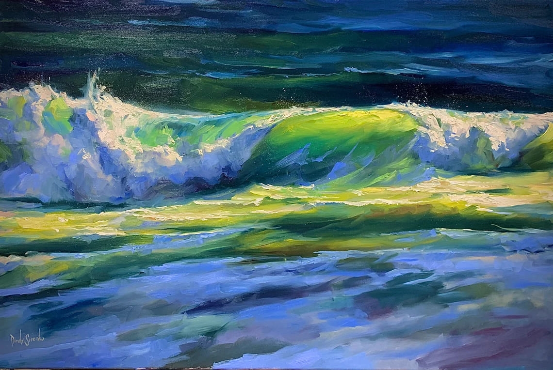 "Curtains of the Sea" - Seascape Artwork