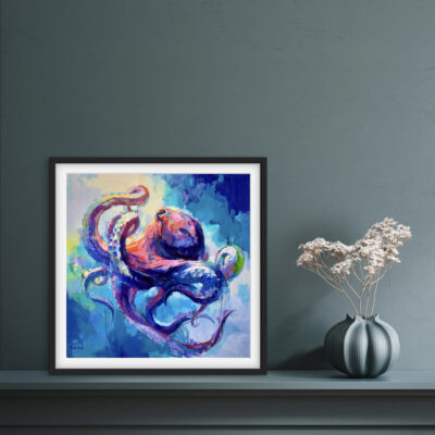 Dancing Carousel ART PRINT