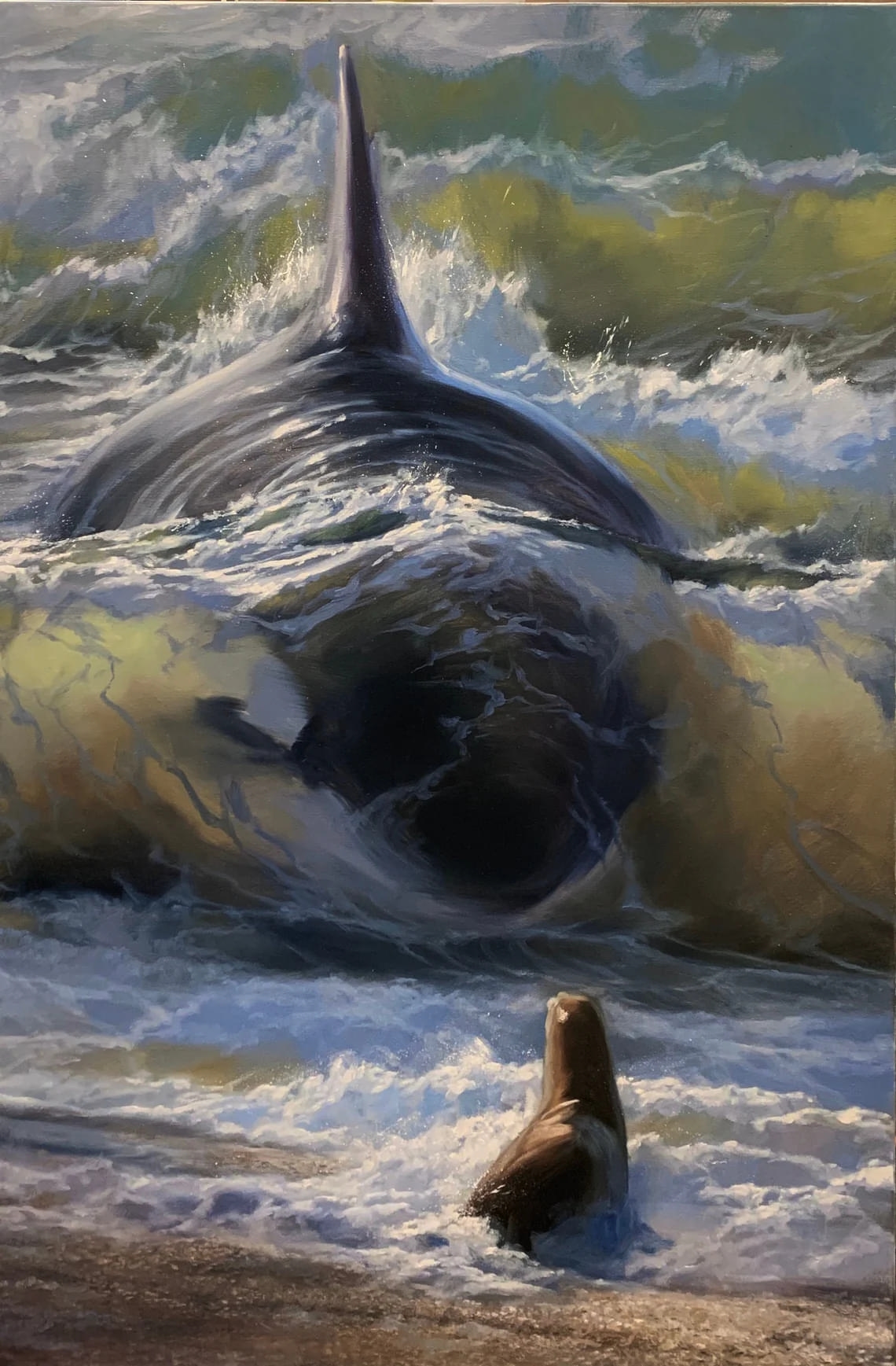 "Faith and Fate" - Orca - Wildlife Artwork