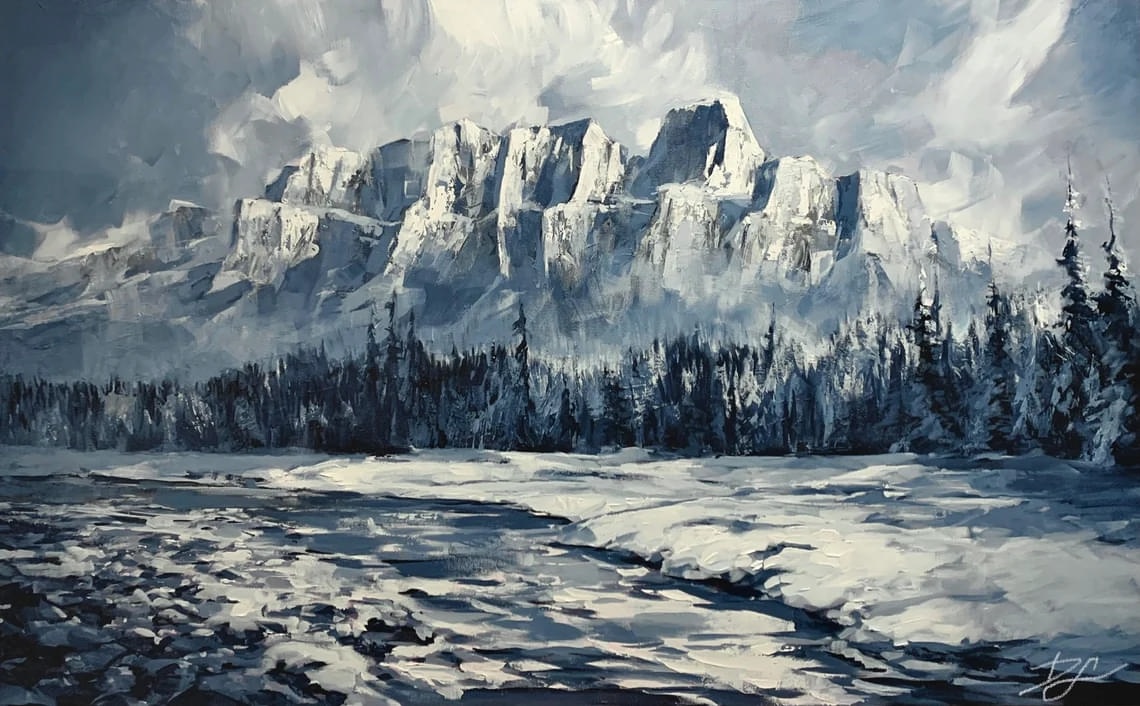 "Frozen Sails" - Landscapes Artwork