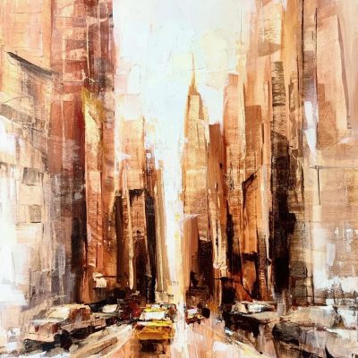 "In Pursuit Of Clarity" - Cityscapes - Original Painting