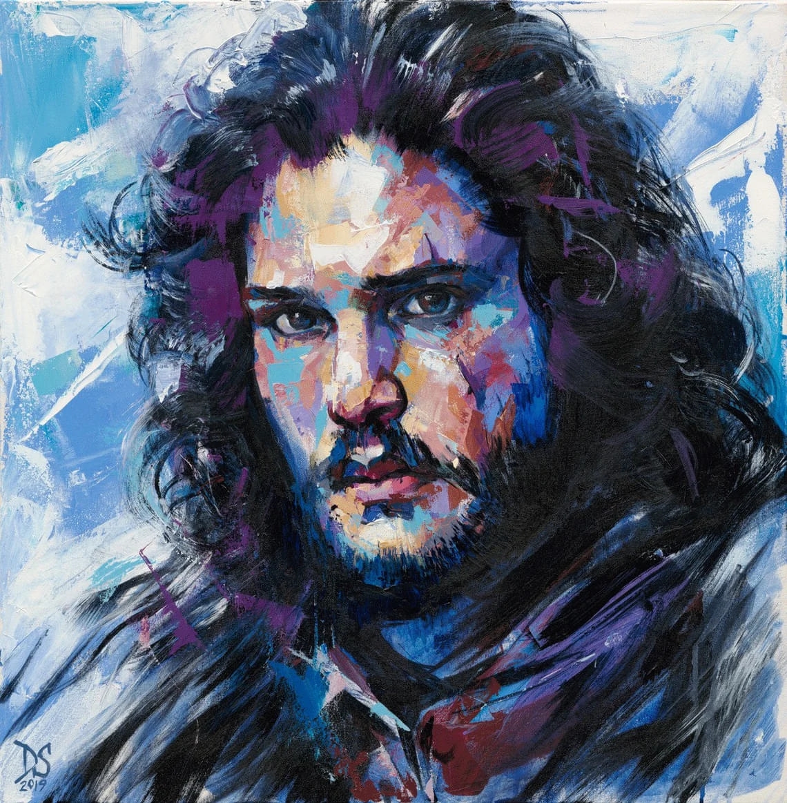 "Jon Snow 2" - Game of Thrones Portraits Artwork