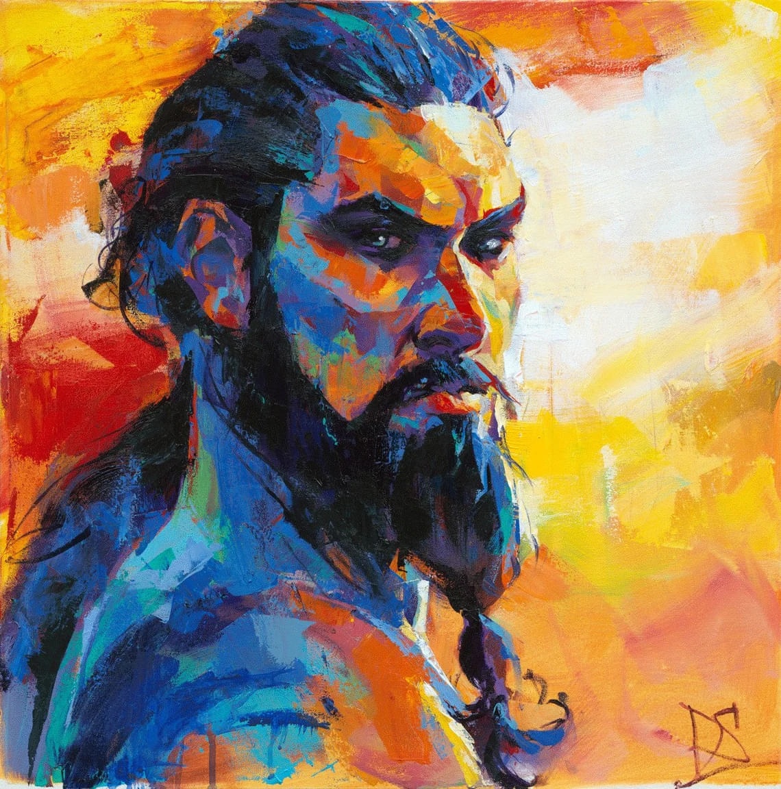 "Khal Drogo" - Game of Thrones Portraits Artwork