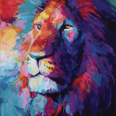 "King of the Jungle" - Lion - Wildlife Artwork