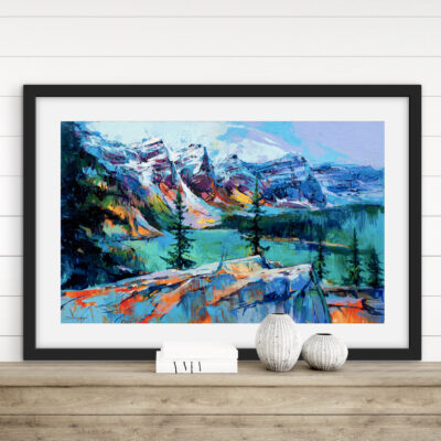 Lake Moraine ART PRINT
