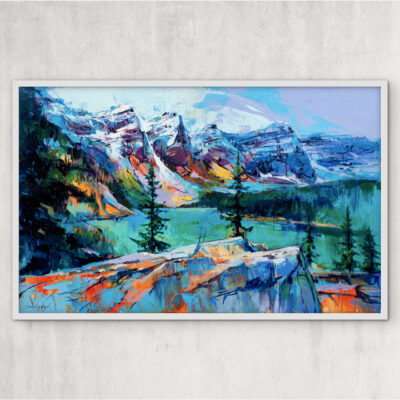 Lake Moraine ORIGINAL PAINTING