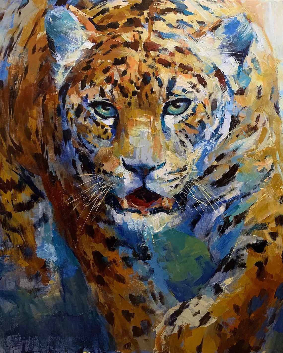 "Leopard" - Leopard - Wildlife Artwork