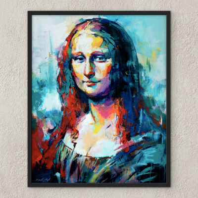 Mona Lisa ORIGINAL PAINTING