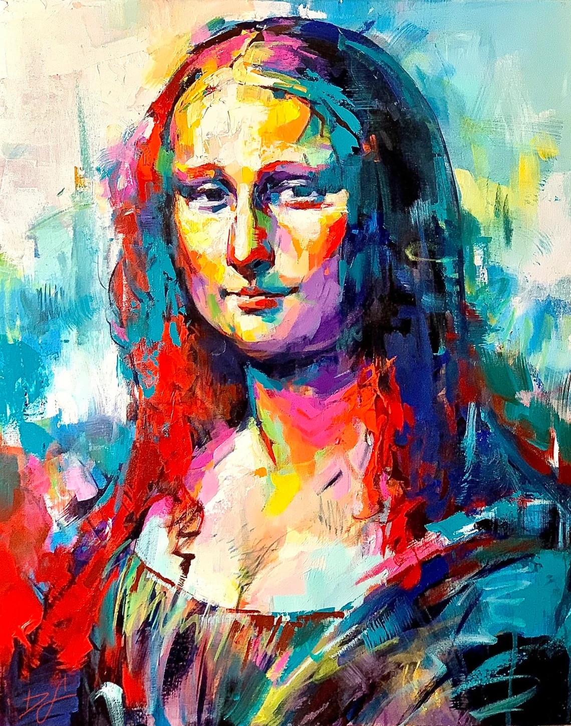 "Mona Lisa" - Portraits Artwork