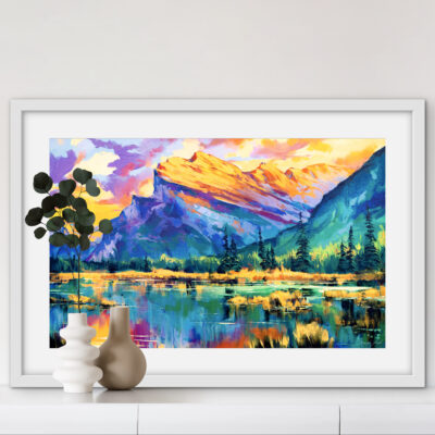 Mount Rundle ART PRINT